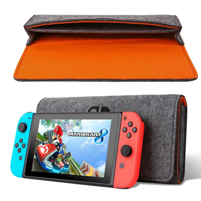 Чехол для Nintendo Switch из фетра сумка переноски портативная игровая консоль Traval