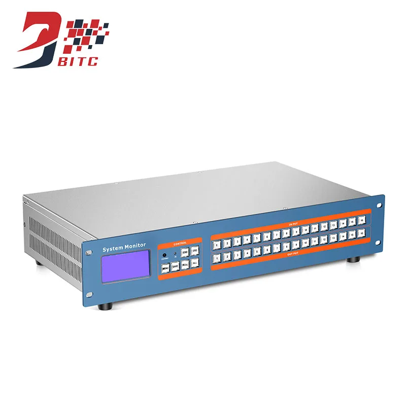 SZBITC 4K HDMI матричный 16x16 HDMI коммутатор разветвитель 16 в 16 Выход EDID с пультом дистанционного управления, TCP/IP 2U для Blu-Ray DVD