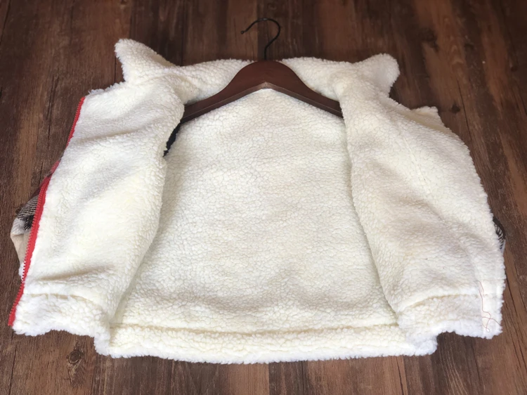 Girl Woolen Coats Lambswool Jacket 2018 Autumn and Winter Outerwear New Fashion Korean Diagonal Zipper | Детская одежда и обувь
