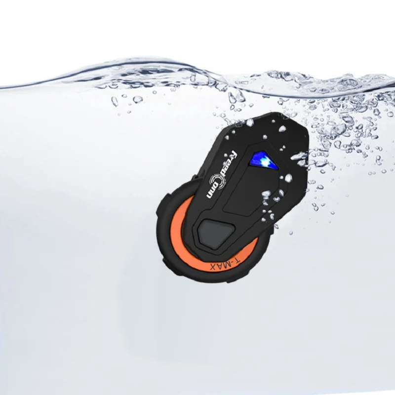 Freedconn T-max Motorcycle Intercom Helmet Bluetooth Headset 1000m Interphones Headphones FM Radio+ Soft Earpiece