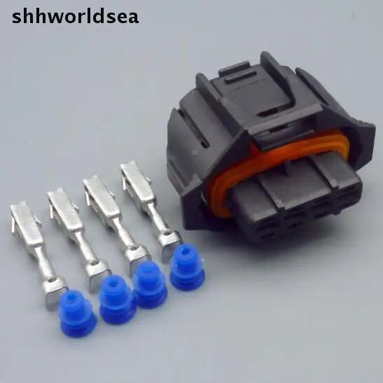 Shhworldsea 10 комплектов 4 контакта 3 5 мм автомобильный водонепроницаемый сенсорный
