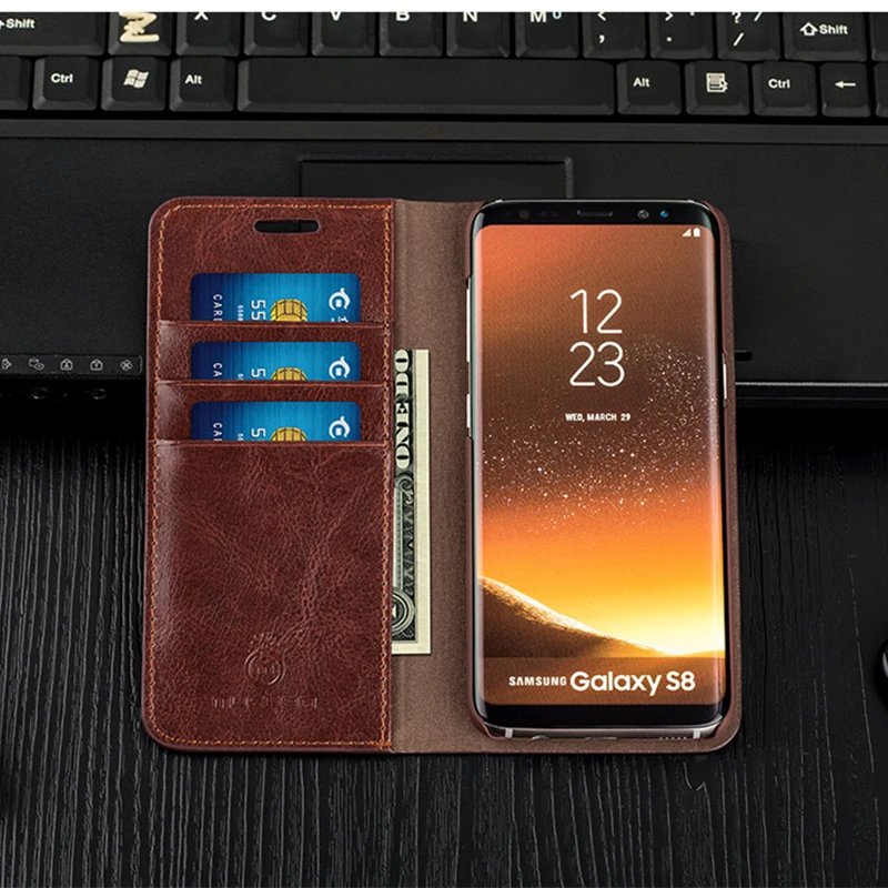 Роскошный кожаный чехол Musubo для Samsung Galaxy Note 10 9 8 бумажник S10 S10E + S9 S8 Plus чехлы книжки
