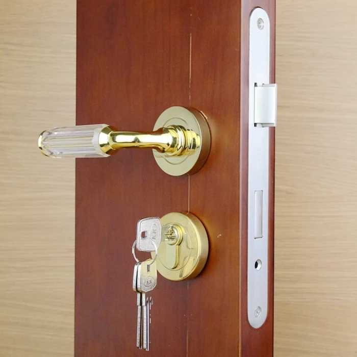 Новый европейский кристаллический дверной замок UNILOCKS один комплект|door lock set|lock