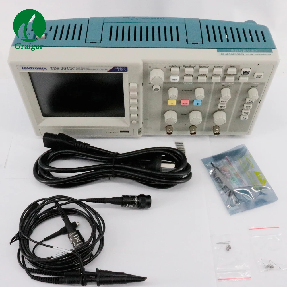 Новое издание TDS2012C Tektronix цифровой осциллограф с 4 Каналы по Быстрая