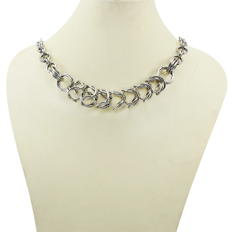 2017 Fashion Jewelry Western Hiphop Style Necklaces 316L Stainless Steel Chains for Women High Quality | Украшения и аксессуары
