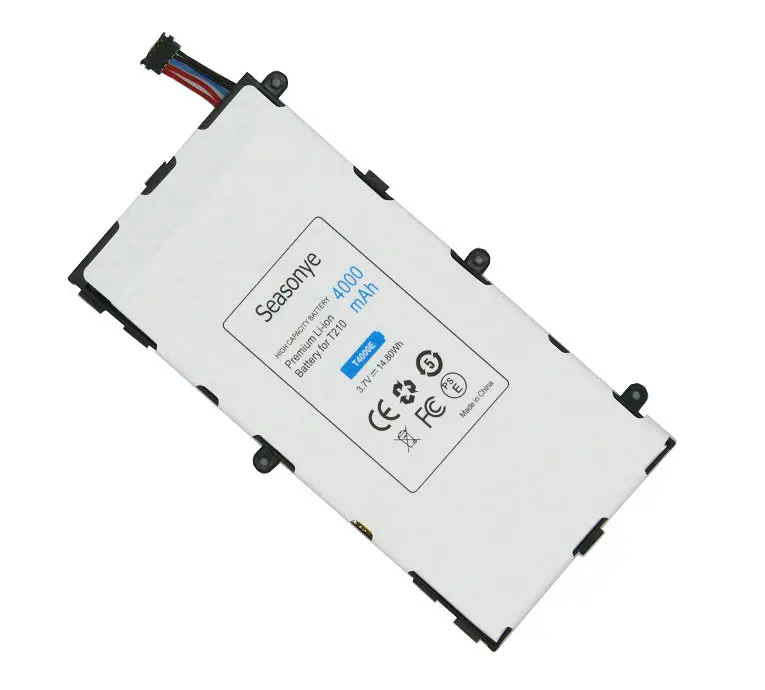 Seasonye 4000mAh T4000E Сменный аккумулятор для Samsung Galaxy Tab Tablet 3 7 0 T211 T210 T215 T210R SM T2105 P3210