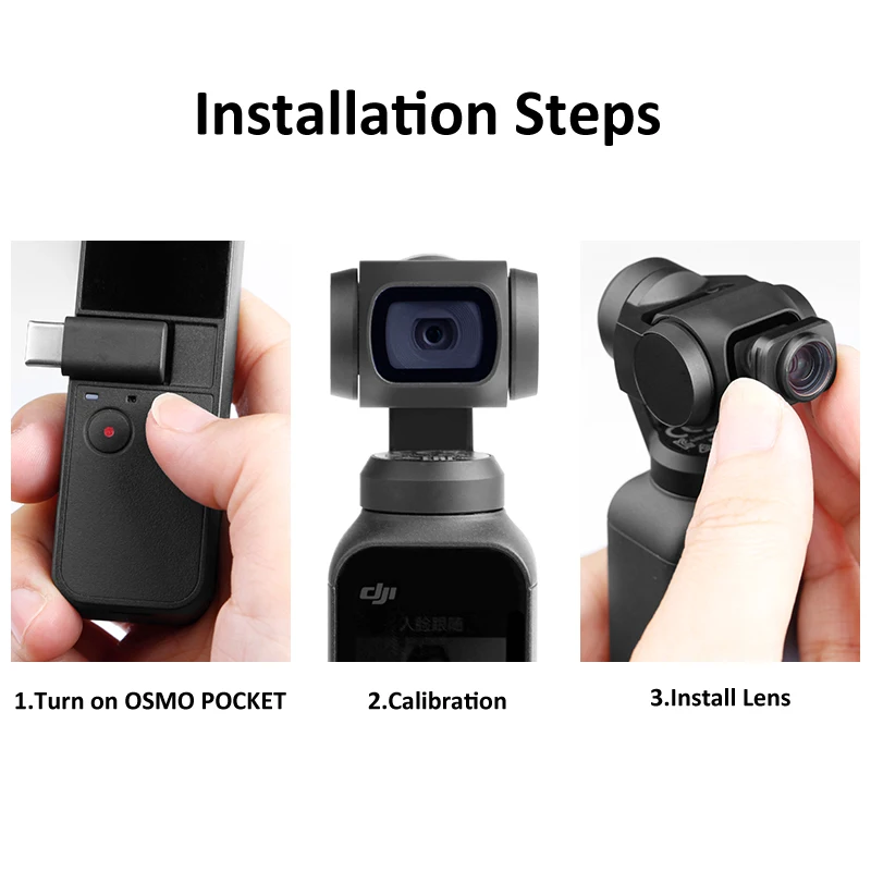 MISUTA Широкоугольный макро объектив рыбий глаз камера комплект для DJI Osmo Карманный