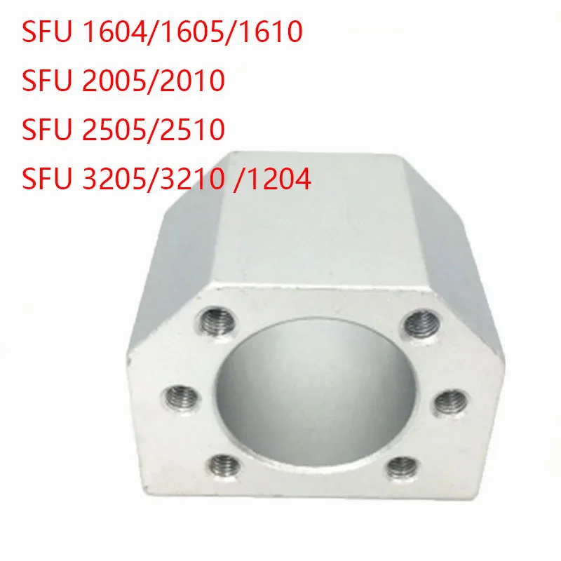 1 шт. шариковая гайка Корпус кронштейн держатель для SFU1604/1605/1610 SFU2005/2010 SFU2505/2510