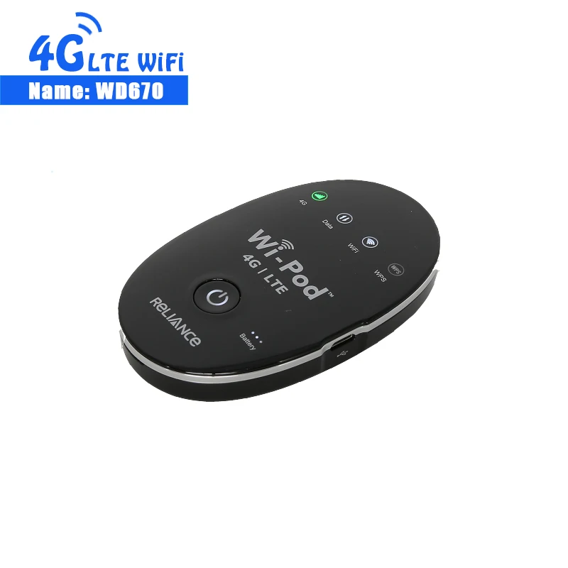 Разблокированный мобильный телефон ZTE WD670 LTE Cat4 150 Мбит/с Wi Fi точка доступа FDD850/1800