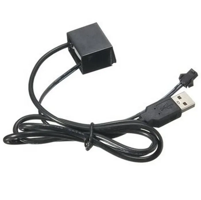 USB Инвертор контроллер питания для светодиодного провода 1 5 м светящийся гибкий