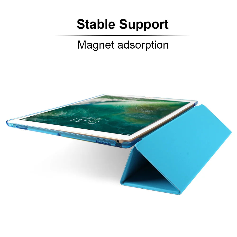 Умный чехол для Apple iPad Pro 12 9 2015 2016 &quot2017 PU кожаный планшета Складные Фолио чехлы