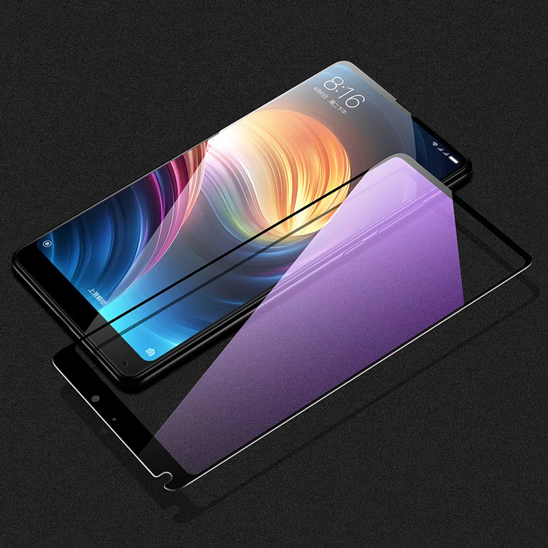 Стеклянная пленка HereCase для Xiaomi Mi MIX 2 2S закаленное стекло 9H полное покрытие