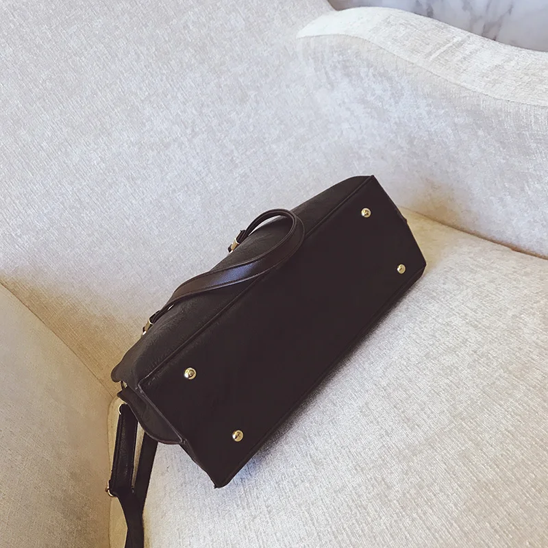 Модные кожаные одноцветное Цвет Tote Для женщин hasp и молния Сумки Crossbody на плечо