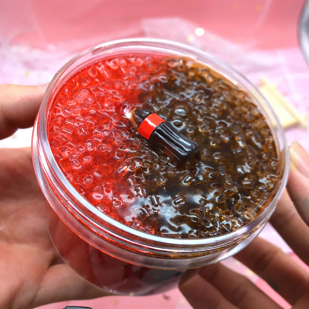 60/200 мл Cola ледяные бусины Кристалл слизи игрушки Кристалл Клей для пушистой шпатлевки облако слизистый Пластилин Глина малыш анти стресс игрушка ароматические