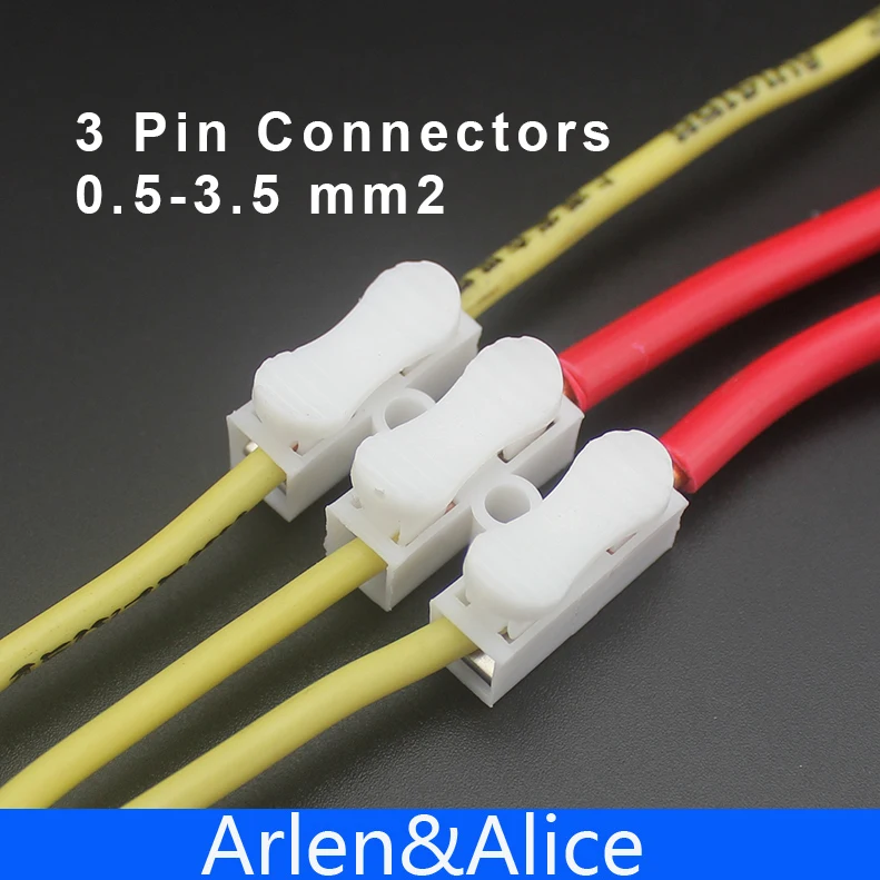 20 шт. 3 контактный Быстрый Кабельный разъем 10 А 380 В|terminal arm|connector maleconnector usb |