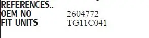 Новый регулятор напряжения генератора переменного тока 1380B700 2604772 TG11C041