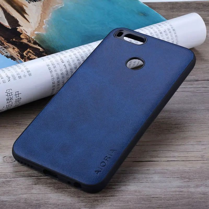 Для Xiaomi Mi A1 роскошный винтажный кожаный чехол для телефона 5X funda coque capa Business Vintage