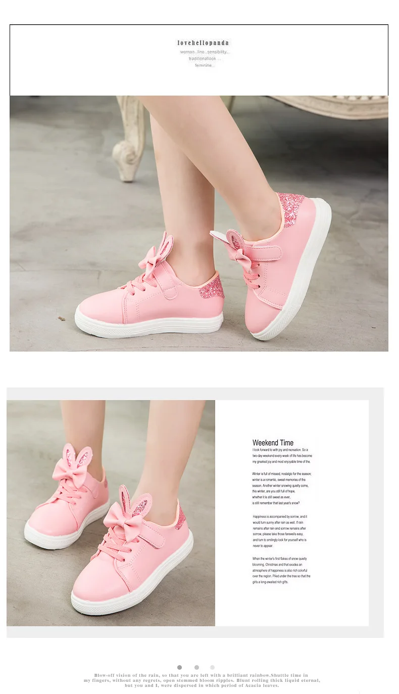 KRIATIV/ г.; Летняя обувь с заячьими ушками для девочек; Tenis Chaussure Enfant; детские кроссовки для девочек; Милая повседневная обувь розового цвета