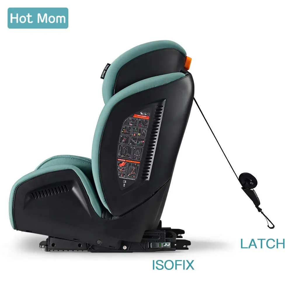 

Hot Mom Child Car Seat Group 1-2-3, Convertible, Reclining ISOFIX Car Seat, 9 m 12years BC788