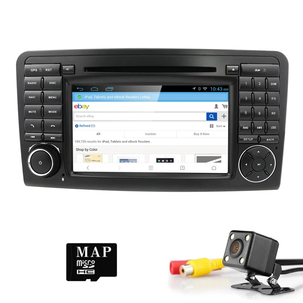 Hizpo лента Авторадио Регистраторы машинный DVD проигрыватель для MERCEDES BENZ GL X164 2005 2006