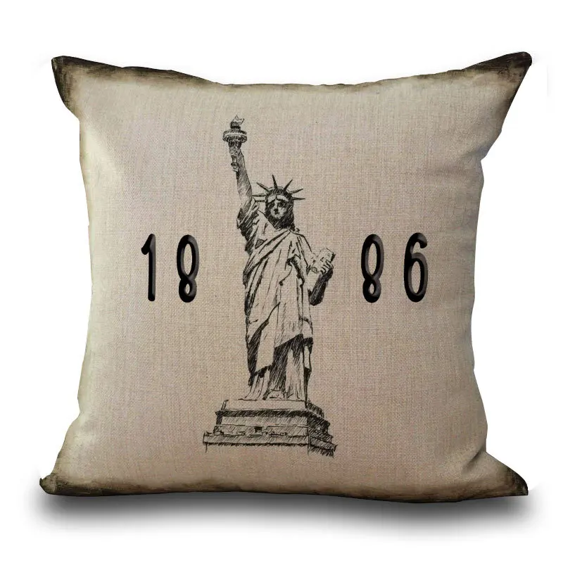 Декоративная Подушка Чехол Винтаж знаменитое здание в римском стиле 17 5 дюймов