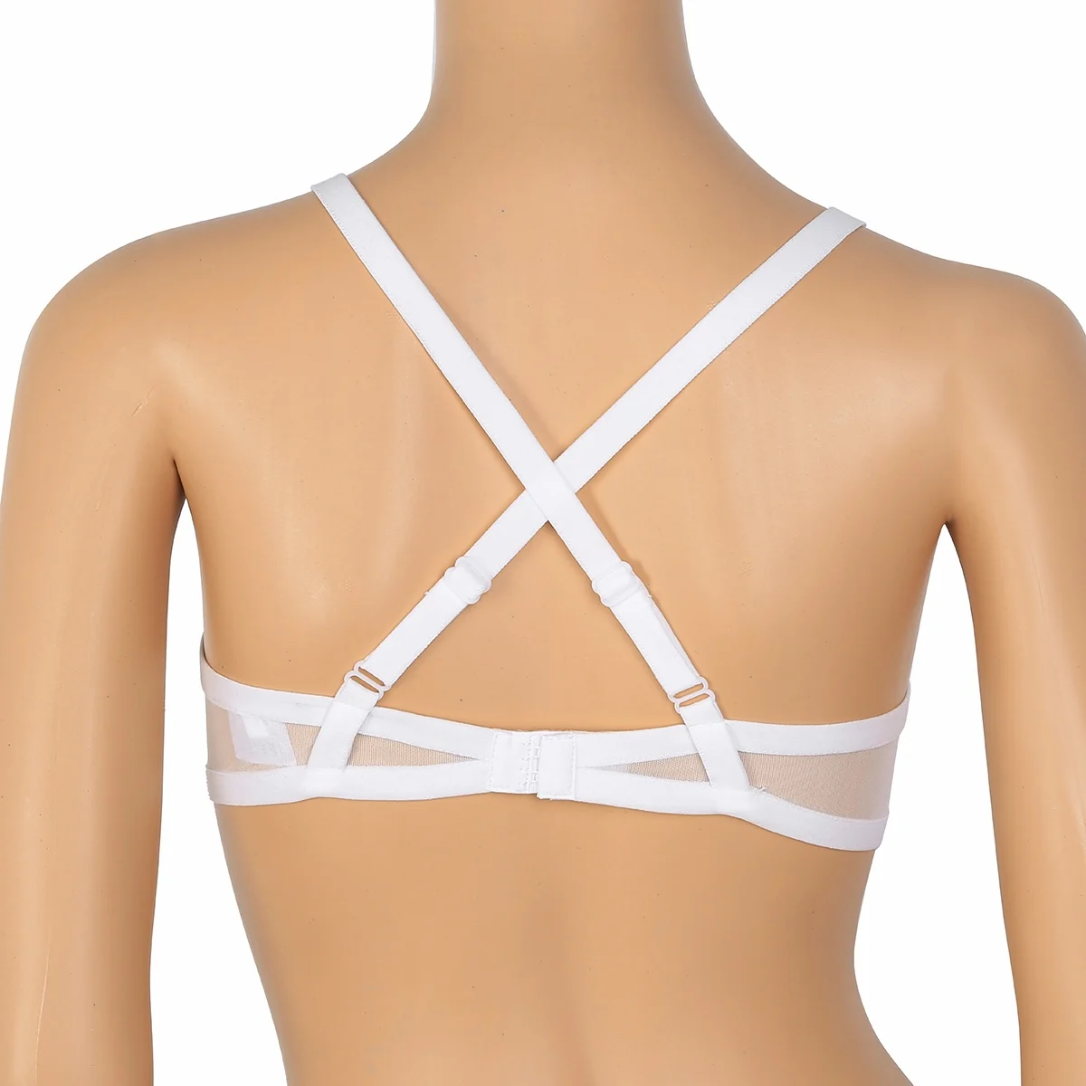 Women Hot Sexy Lingerie Soft Mesh See Through Adjustable Spaghetti Straps Wire-free No Pad Bra Top Ladies Intimates Bralette |