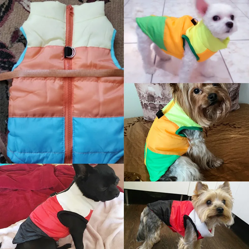 Теплые собака одежда куртки жилет использовать наряд для собаки Puppy Cat пальто