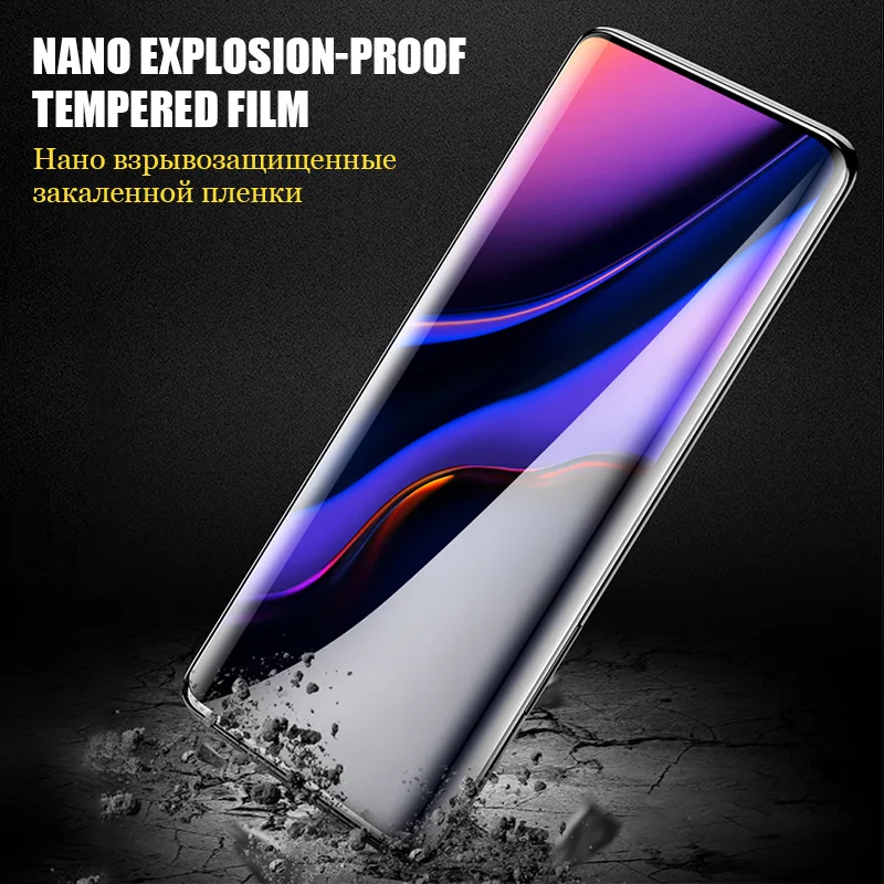 6D закаленное стекло для Oneplus 7t 7 pro 6T 6 5T полное покрытие Защитное Pro 6t 5 Защитная