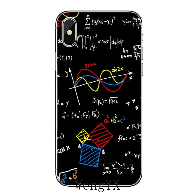 Символ математика, наука, физика формулы для huawei mate 8 9 10 20 P8 P9 P10 P20 pro Lite plus P Smart Mini мягкий чехол для телефона - Цвет: Formulas-A-05