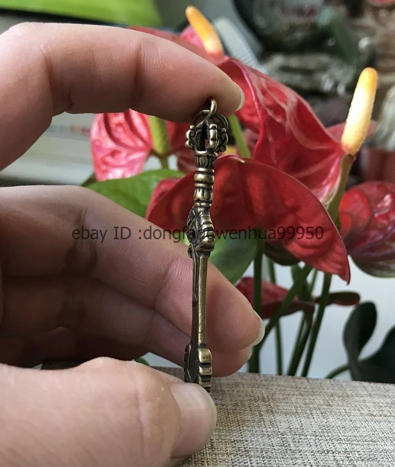 Китайский народный Бронзовый латунный амулет фэн-шуй с мечом на удачу | Дом и сад