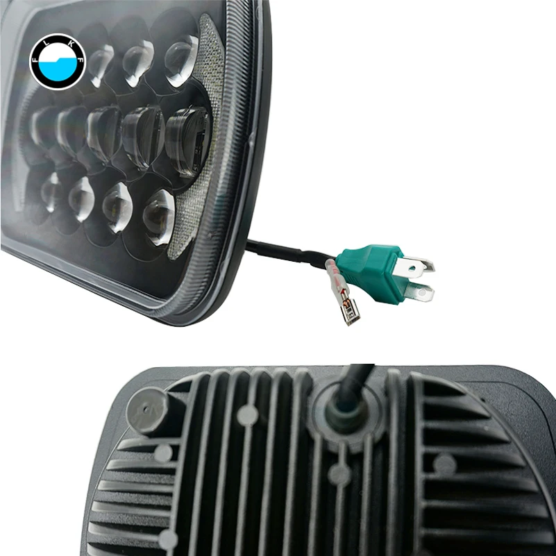 Пара 5X7 дюймовый светодиодный фар для Jeep Cherokee XJ грузовик FLD 50 60 70 80 Firebird Celica 7x6