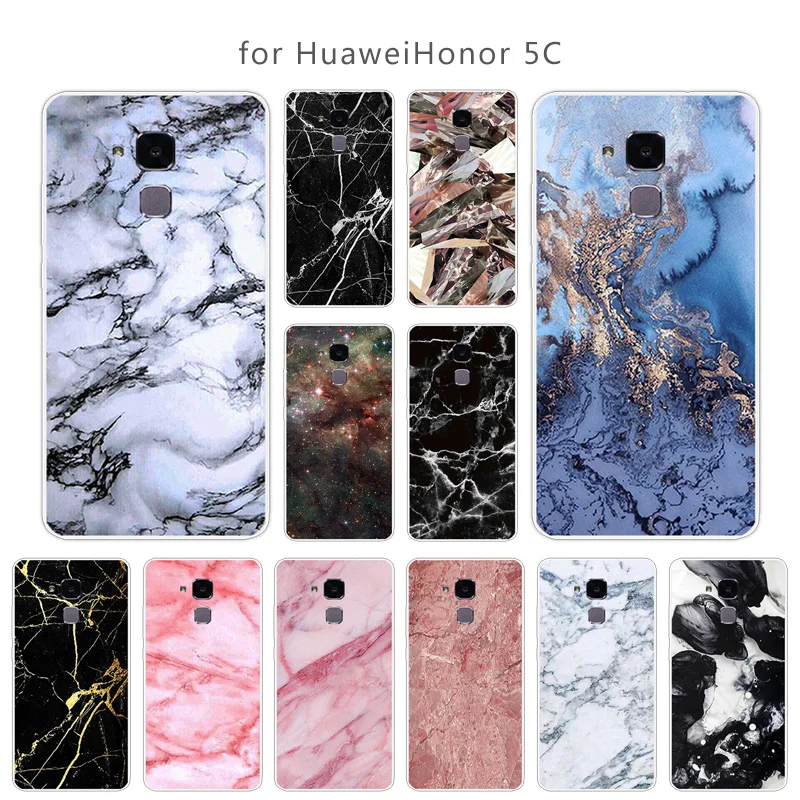 5.2inch Cases for Huawei Honor 5C / 7 Lite Matte Silicon Back Black Cover Honor7 GT3 Clear Capa Phone Case |