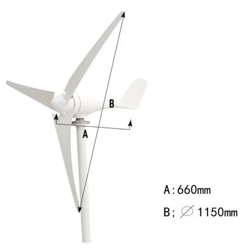 Экономичный ветрогенератор 400 Вт 12 В/24 В бесплатный Контроллер заряда ветровой