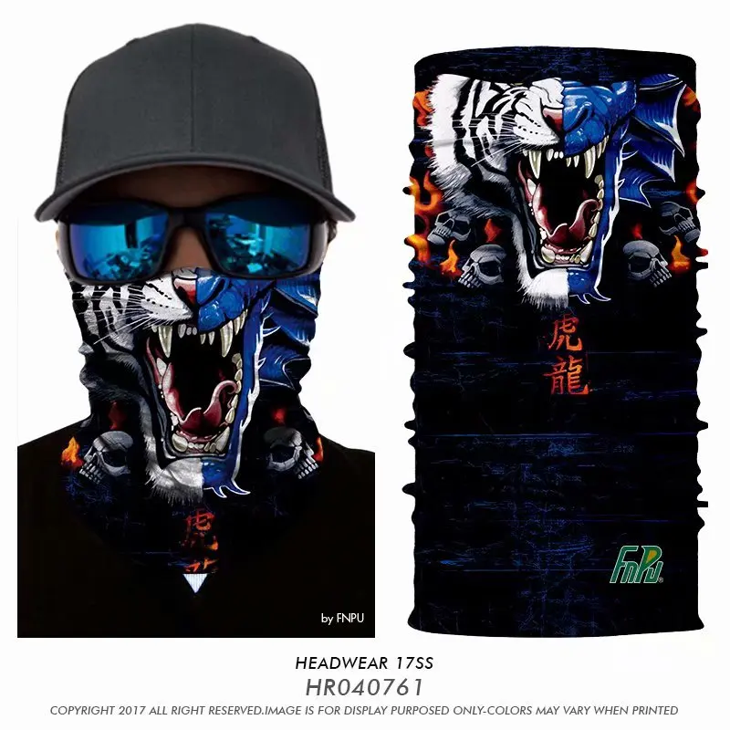 3D Seamless Bandana Mujer Tube Neck Warmer Animal Image Fishing Mask Sport Cache Cou Magic Cycling Balaclava Face Shield Braga | Спорт и