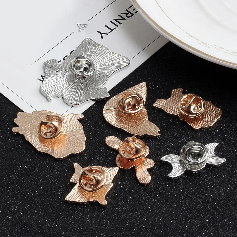 Модная забавная эмалированная булавка в виде вороны пчелы голубей Милая брошь