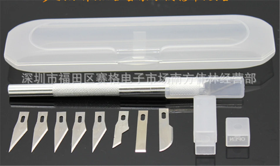 Нескользящий металлический скальпель нож набор инструментов Резак гравировка