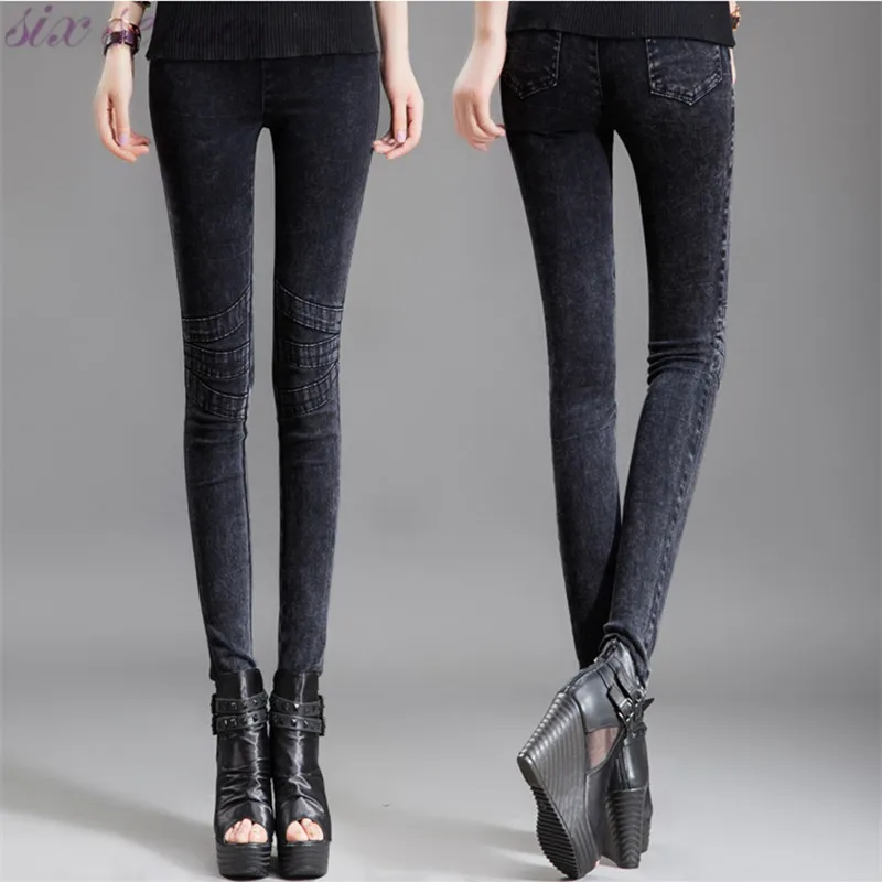 Новинка 100% женские узкие джинсы карандаш модель SJ0188|jeans female|pencil jeanstight jeans |