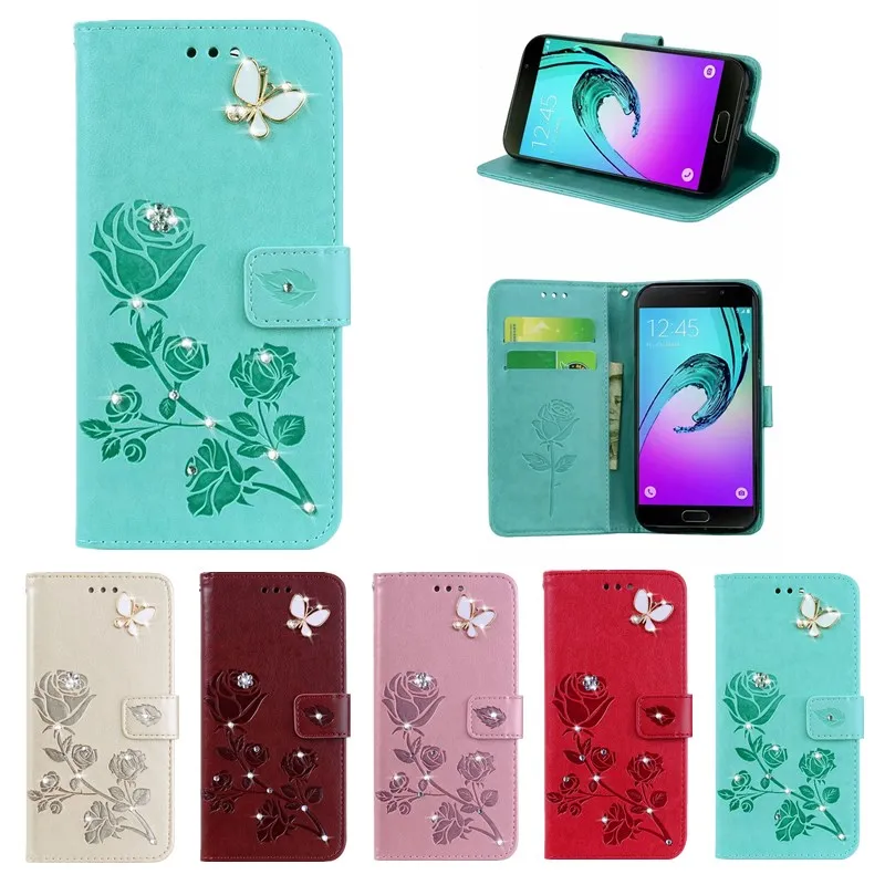 Шикарный чехол для samsung galaxy A5 2017 3D кожаный бумажник с откидной крышкой A3 J3 J5 J7 J1 2016