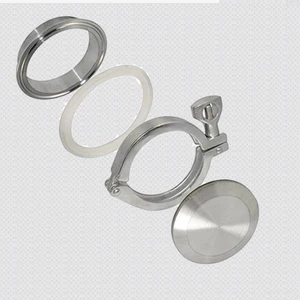 Бесплатная доставка 19 мм-159 мм 19 мм-159 мм OD санитарный наконечник + Торцевая крышка + тройной зажим + силиконовая прокладка много размеров здесь