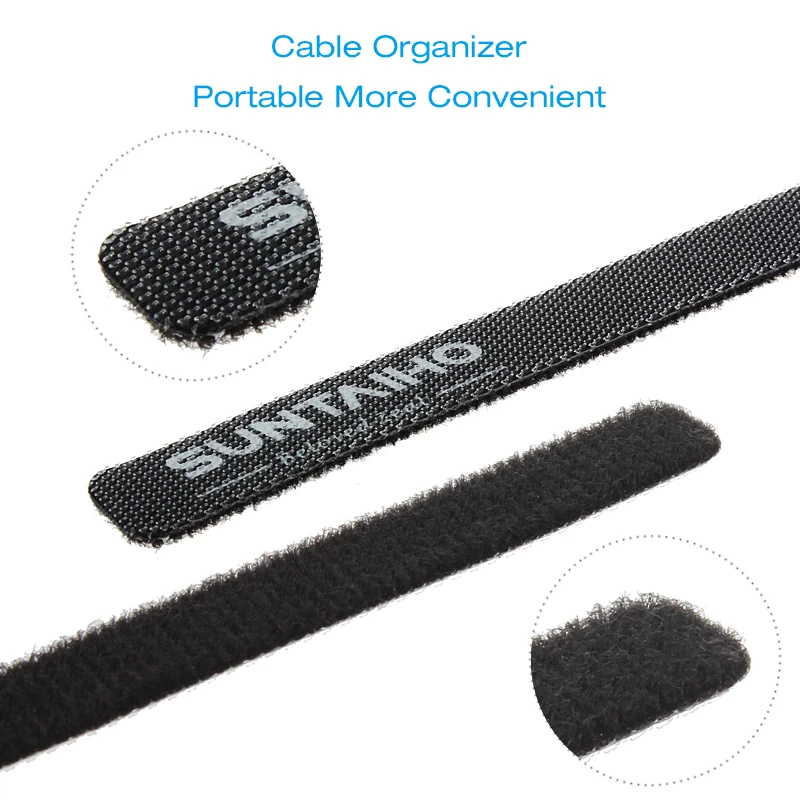 Suntaiho Кабельный органайзер USB устройство для сматывания кабеля для iPhone samsung type c Micro Usb длина кабельный зажим управление офисным столом