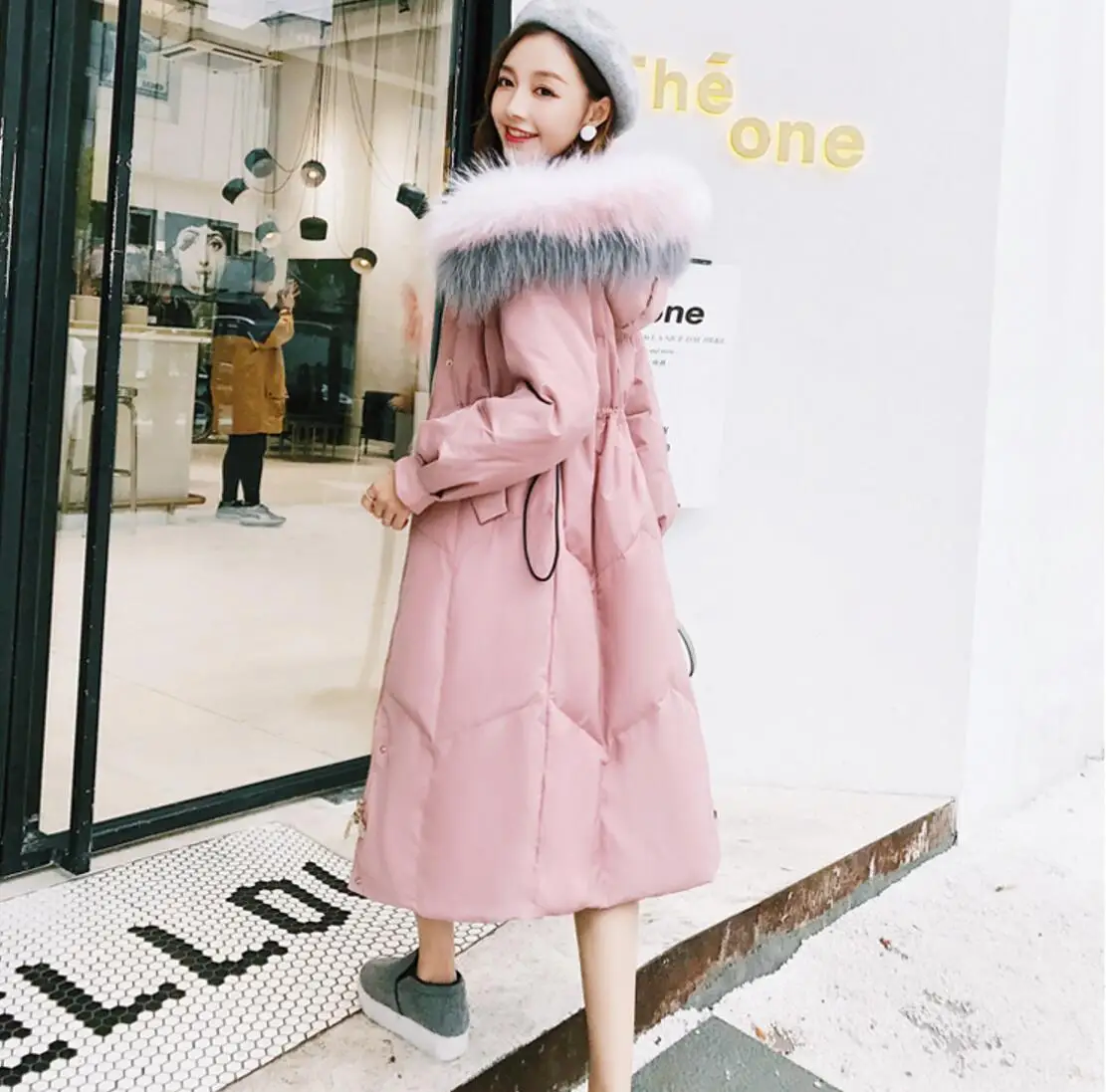 2019 зимняя женская Свободная Толстая теплая куртка Женская с воротником из