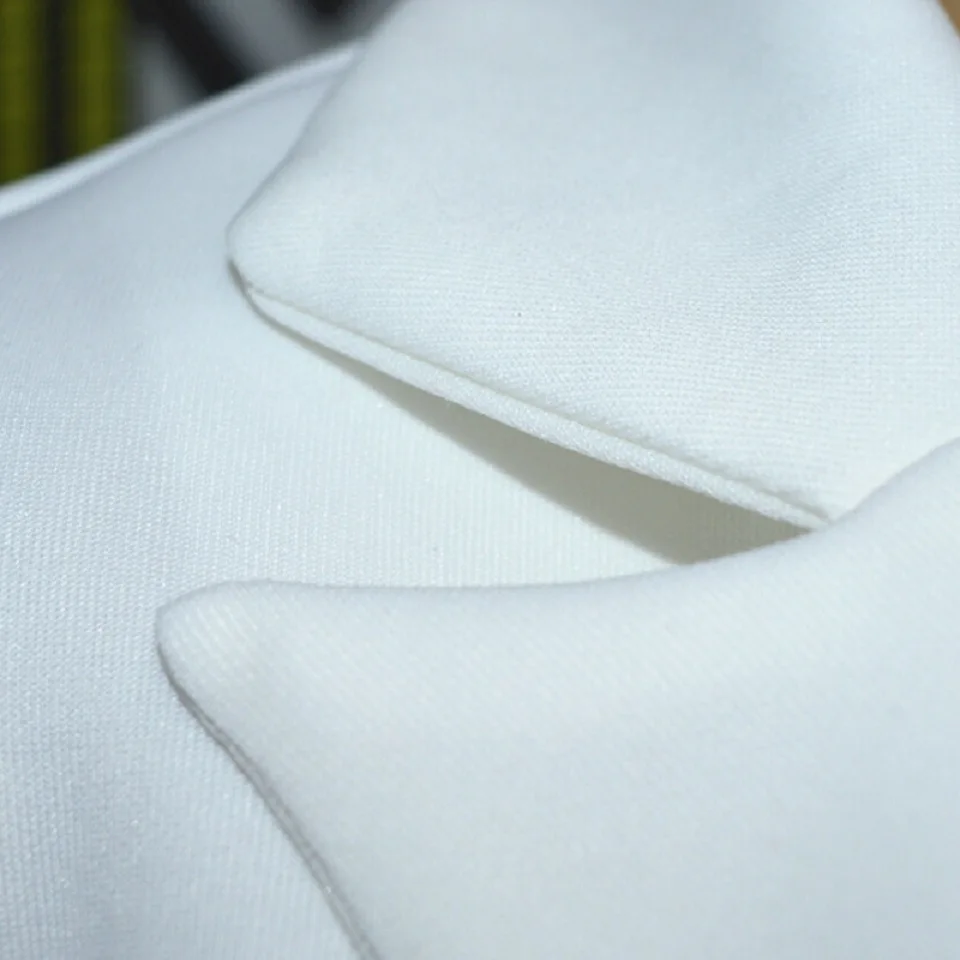 2019 Новый Модный женский повседневный костюм с длинными рукавами белый большого