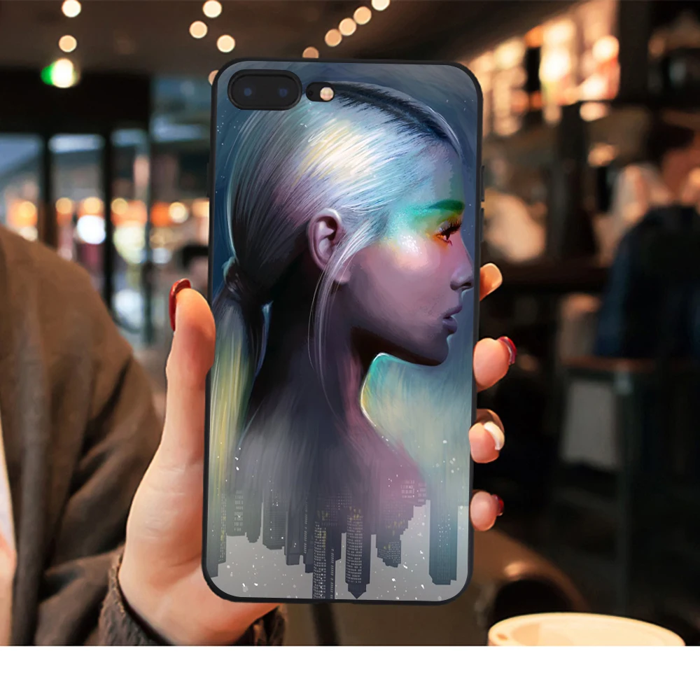 18732 Ariana Grande God is a woman чехол для телефона для iphone X XR XS Max 8 7 6s 6 Plus 5S God is a woman черный мягкий силиконовый чехол для iphone x - Цвет: 18732