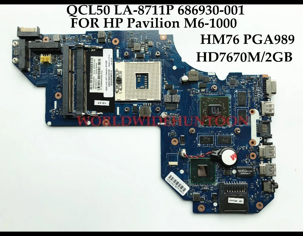 Оптовая продажа высокое качество QCL50 LA 8711P для hp павильон M6 1000 Материнская плата