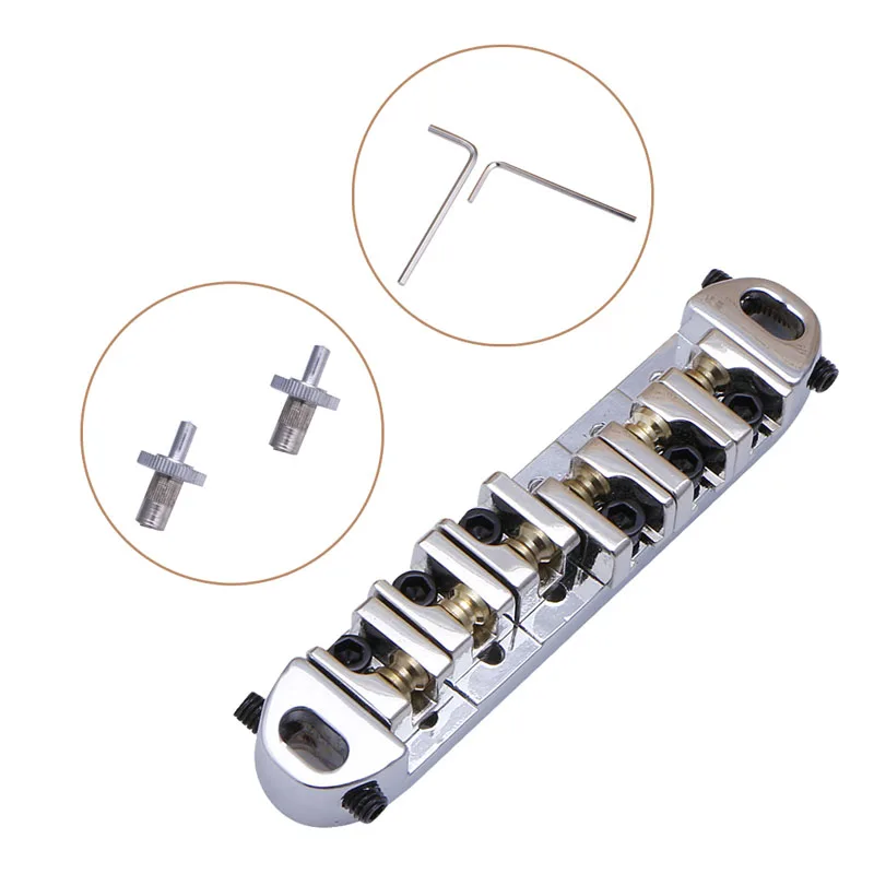 Роликовое седло Locking Tune O Matic хромированный гитарный мост для гитары Les Paul|bridge