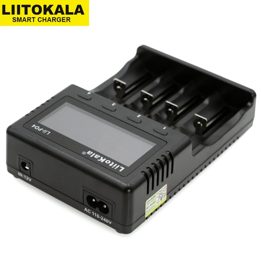 Liitokala Lii-402 S1 S2 PD4 20700B LCD 3 7 v 18650 18350 18500 21700 20700 10440 26650 литий-ионный аккумулятор