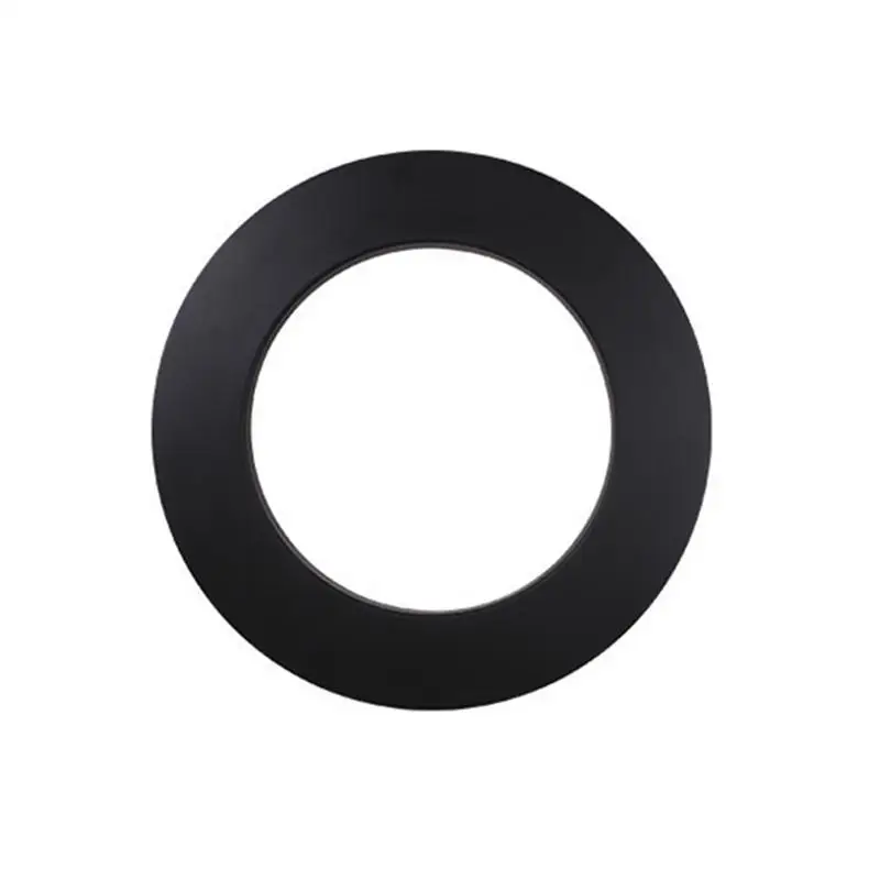 black ПУ Дартс мишень Дартс защитное кольцо Дартс диск фиксатор стены защитный круг прочный - Цвет: black