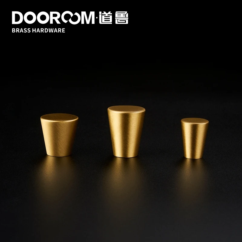 Dooroom латунные мебельные ручки конус простой европейский китайский шкаф дверь для выдвижного ящика шкафа гардероба комод обувной ящик ручки