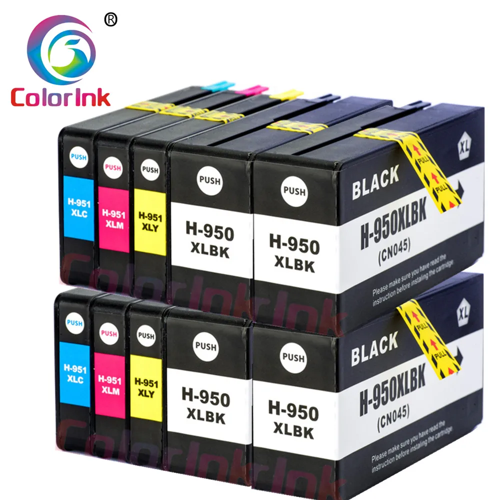 Чернильный картридж ColorInk 10 PK для HP 950XL 951XL 950 951 Officejet Pro 8600 8610 8615 8620 8630 8625 8660