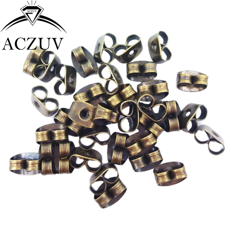 1000 штук в партии металлические серьги форме бабочки с застежкой